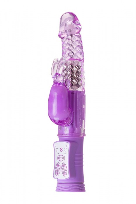 Фиолетовый вибратор High-Tech fantasy - 22,5 см. - A-toys