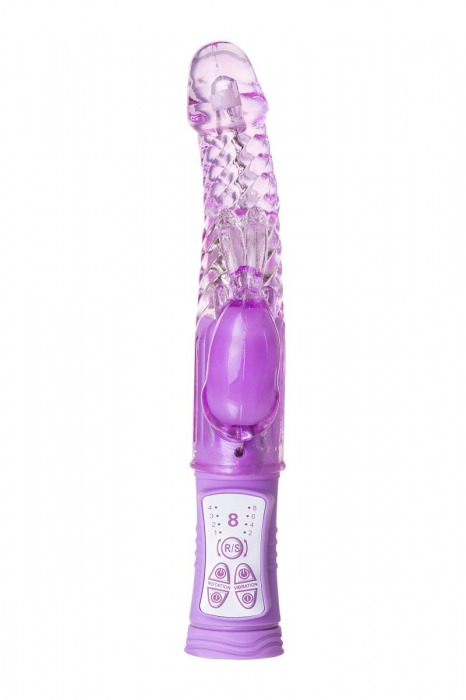 Фиолетовый вибратор High-Tech fantasy - 22,5 см. - A-toys