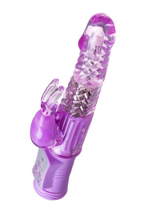 Фиолетовый вибратор High-Tech fantasy - 22,5 см. - A-toys