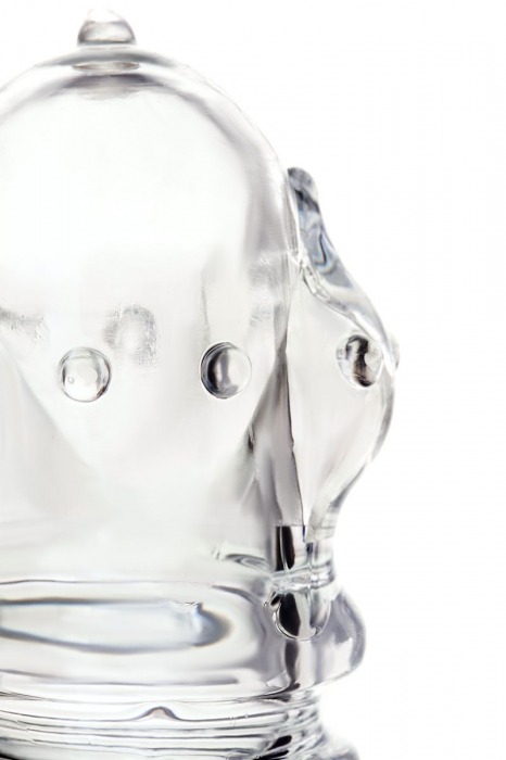 Прозрачная насадка на пенис TOYFA A-Toys с расширенной головкой - 15,3 см. - A-toys - в Москве купить с доставкой