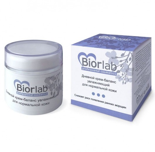 Дневной увлажняющий крем-баланс Biorlab для нормальной кожи - 45 гр. -  - Магазин феромонов в Москве