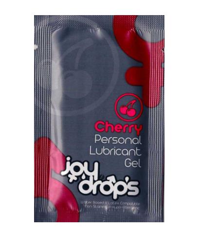 Пробник смазки на водной основе JoyDrops Cherry - 5 мл. - JoyDrops - купить с доставкой в Москве