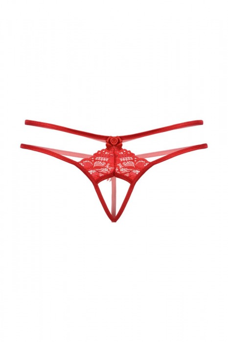 Женские трусики с кружевным рисунком и прорезью - SoftLine купить с доставкой