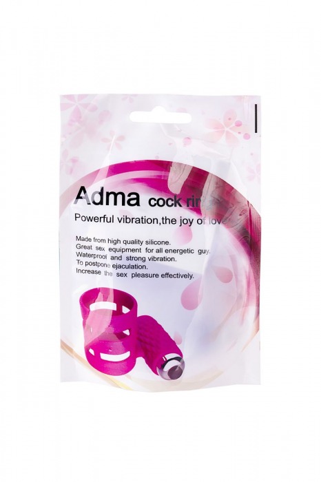 Фиолетовое эрекционное виброкольцо ADMA - Dibe - в Москве купить с доставкой
