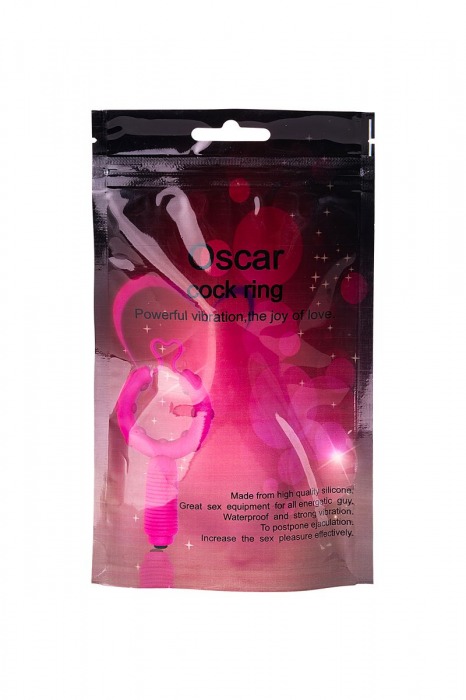 Розовое виброкольцо OSCAR - Dibe - в Москве купить с доставкой
