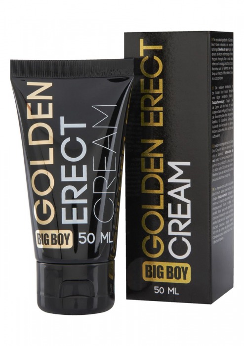 Крем для эрекции Big Boy Golden Erect Cream - 50 мл. - Cobeco - купить с доставкой в Москве
