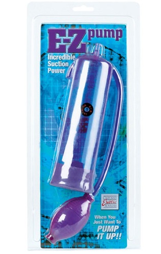 Фиолетовая вакуумная помпа E-Z Pump - California Exotic Novelties - в Москве купить с доставкой