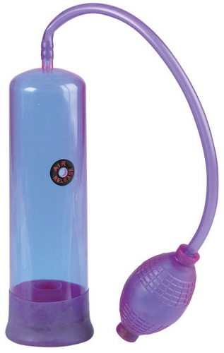 Фиолетовая вакуумная помпа E-Z Pump - California Exotic Novelties - в Москве купить с доставкой
