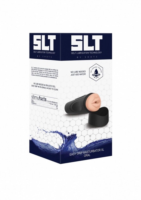 Мастурбатор-ротик Self Lubrication Easy Grip Masturbator XL Oral - Shots Media BV - в Москве купить с доставкой