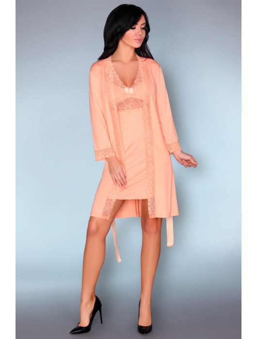 Ночной комплект Shirleena - пеньюар и сорочка - Livia Corsetti купить с доставкой