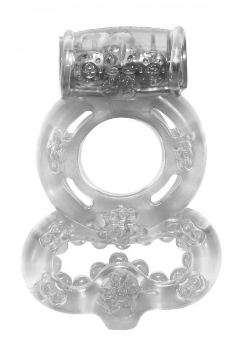 Прозрачное эрекционное кольцо Rings Treadle с подхватом - Lola Games - в Москве купить с доставкой