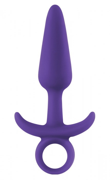 Фиолетовая анальная пробка с держателем INYA Prince Small - 11,4 см. - NS Novelties