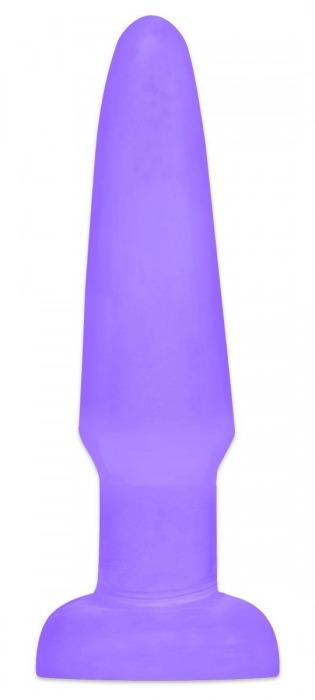 Фиолетовая анальная пробка Butt Plug - 11,4 см. - Pipedream