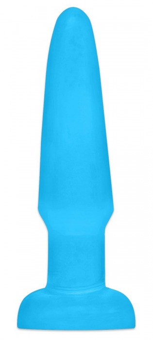 Голубая анальная пробка Butt Plug - 11,4 см. - Pipedream