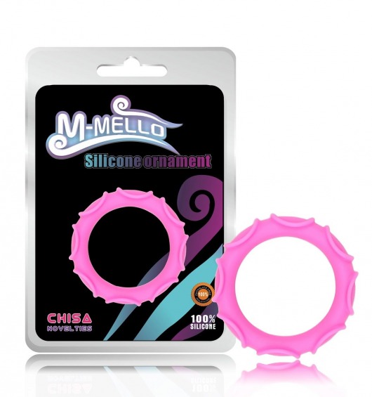 Розовое эрекционное кольцо из силикона Octopus Ring - Chisa - в Москве купить с доставкой