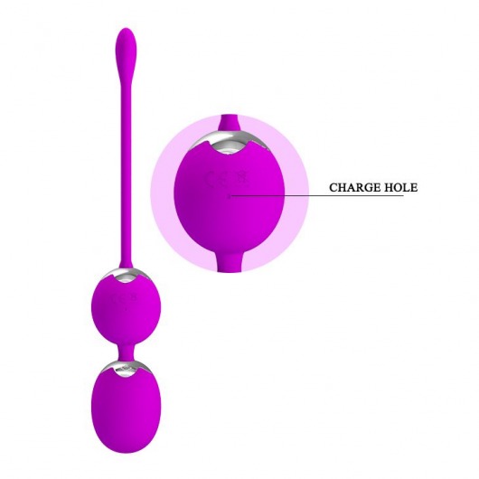 BI-014548 / Baile Pretty Love Werner Вагинальные виброшарики на сцепке - Baile