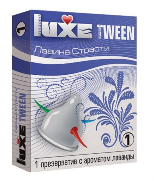 Презерватив Luxe Tween  Лавина страсти  с ароматом лаванды - 1 шт. - Luxe - купить с доставкой в Москве