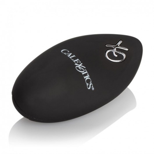 Чёрное виброяйцо из силикона Silicone Remote Rechargeable Egg - California Exotic Novelties