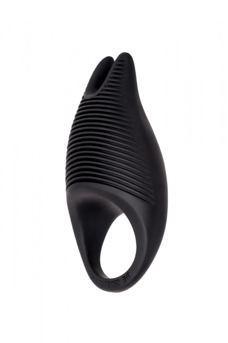 Чёрное эрекционное виброкольцо Erotist из силикона - Erotist Adult Toys - в Москве купить с доставкой