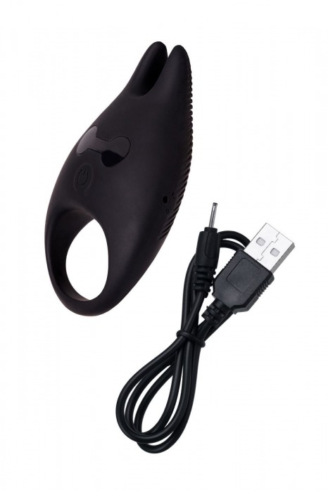 Чёрное эрекционное виброкольцо Erotist из силикона - Erotist Adult Toys - в Москве купить с доставкой