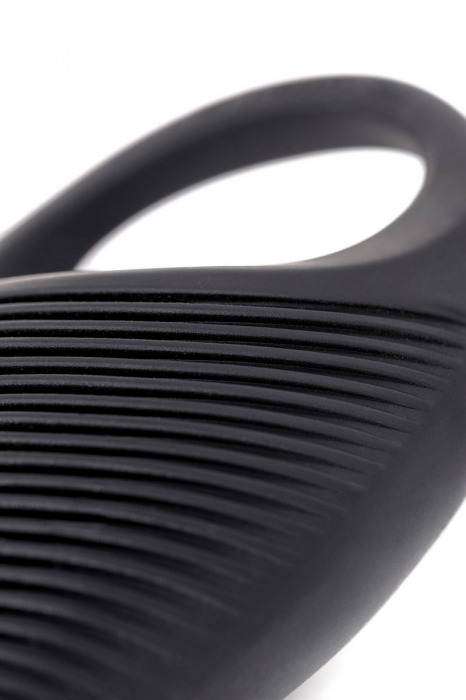 Чёрное эрекционное виброкольцо Erotist из силикона - Erotist Adult Toys - в Москве купить с доставкой