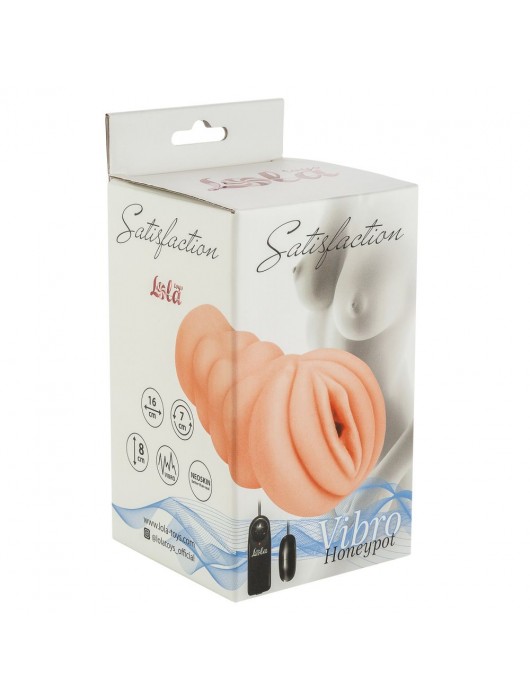Мастурбатор-вагина с вибрацией Satisfaction Vibro Honeypot - Lola Games - в Москве купить с доставкой
