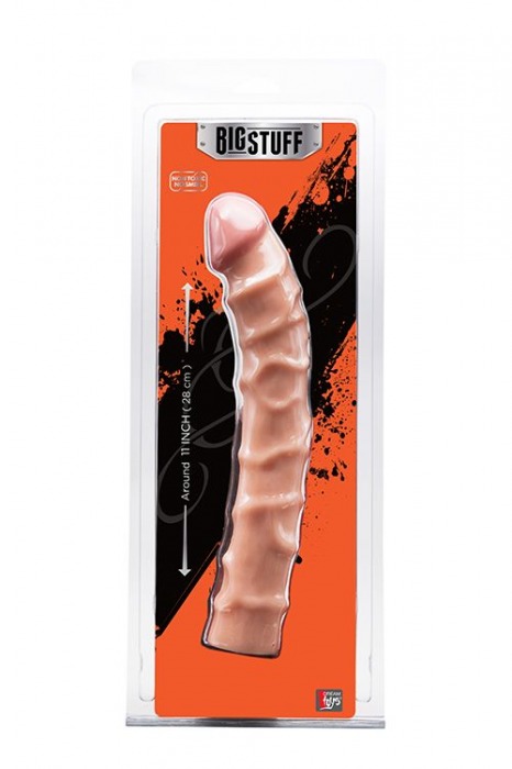 Телесный фаллос-гигант BIGSTUFF DONG 11INCH - 28 см. - Dream Toys