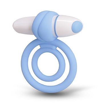 Голубое эрекционное кольцо Lollipop - Seven Creations - в Москве купить с доставкой
