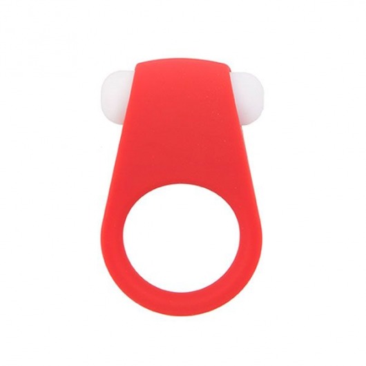 Красное эрекционное кольцо LIT-UP SILICONE STIMU RING 4 - Dream Toys - в Москве купить с доставкой