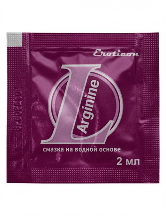 Стимулирующая гель-смазка L-Arginine - 2 мл. - Eroticon - купить с доставкой в Москве