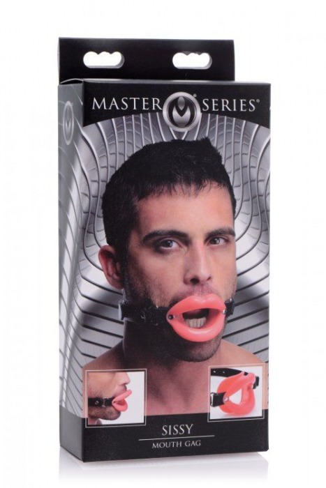 Кляп в форме губ Sissy Mouth Gag - XR Brands - купить с доставкой в Москве