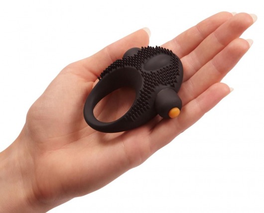 Чёрное эрекционное кольцо с вибрацией Vibrating Cock Ring - Pornhub - в Москве купить с доставкой