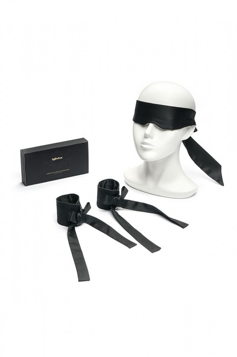 Набор для фиксации Romfun - маска на глаза и наручники - Romfun - купить с доставкой в Москве