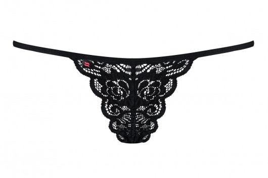 Нежные кружевные трусики с цветочным узором - Obsessive купить с доставкой