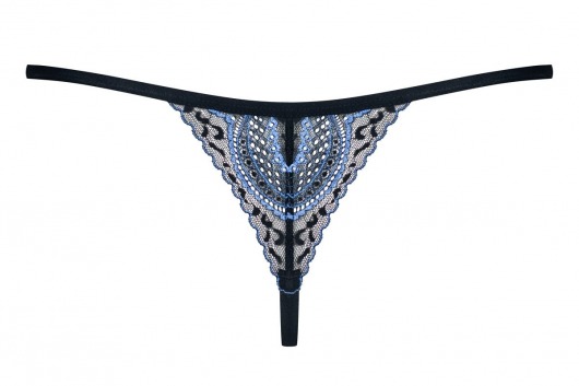 Трусики с контрастным узором в виде волн - Obsessive купить с доставкой
