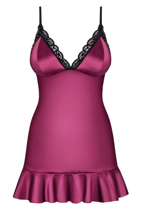 Очаровательная сорочка с оборкой - Obsessive купить с доставкой