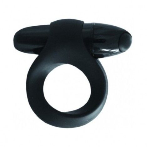 Чёрное эрекционное кольцо с виброэлементом MOJO BATEAU - Seven Creations - в Москве купить с доставкой