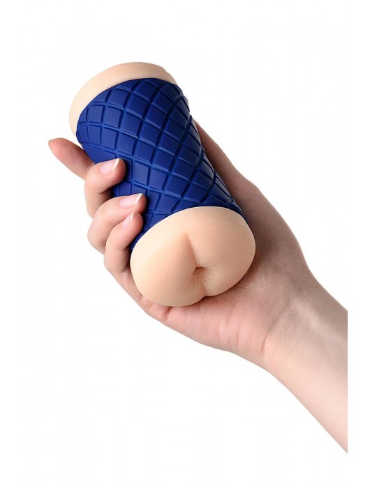 Двухсторонний мастурбатор JOS  LULU в синем цилиндре - JOS - в Москве купить с доставкой