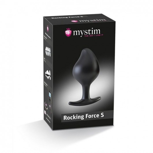 Анальная пробка Rocking Force S для электростимуляции - 9,5 см. - MyStim - купить с доставкой в Москве