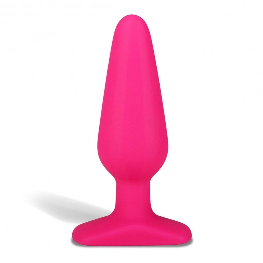 Розовый плаг из силикона - 14 см. - Erotic Fantasy