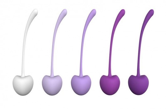 Набор из 5 вагинальных силиконовых шариков S-HANDE CHERRY - S-HANDE