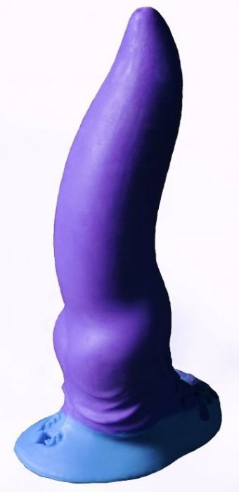 Фиолетовый фаллоимитатор  Зорг mini  - 17 см. - Erasexa - купить с доставкой в Москве