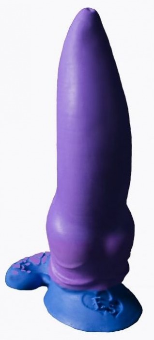 Фиолетовый фаллоимитатор  Зорг small  - 21 см. - Erasexa - купить с доставкой в Москве
