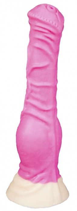 Розовый фаллоимитатор  Пони small  - 20,5 см. - Erasexa - купить с доставкой в Москве