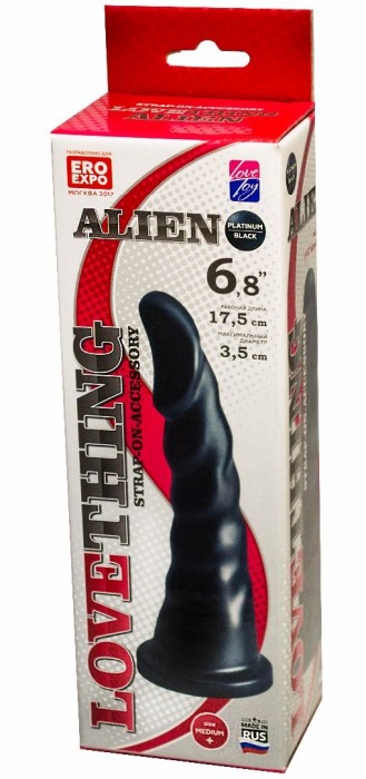 Насадка для трусиков харнесс Alien - 17,5 см. - LOVETOY (А-Полимер) - купить с доставкой в Москве