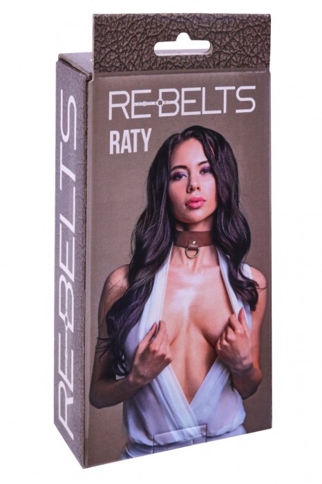 Ошейник Raty с маленьким колечком-креплением - Rebelts - купить с доставкой в Москве
