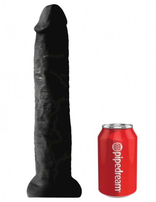 Черный фаллоимитатор-гигант на присоске  13  Cocks - 33 см. - Pipedream
