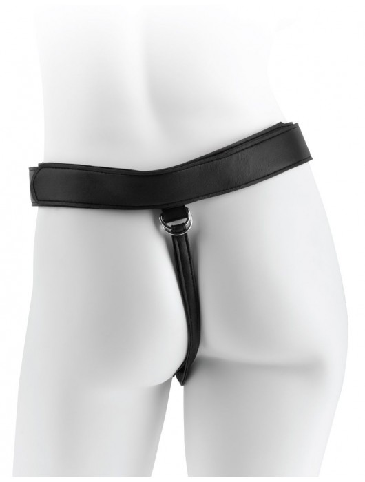 Кофейный страпон Strap-on Harness Cock - 15,2 см. - Pipedream - купить с доставкой в Москве