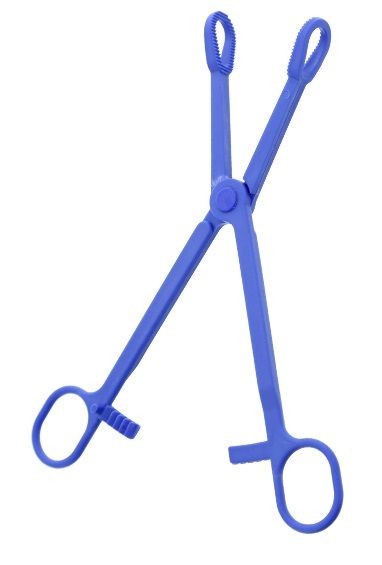 Синие медицинские ножницы BLAZE CLITORIS SCISSORS - Dream Toys - купить с доставкой в Москве