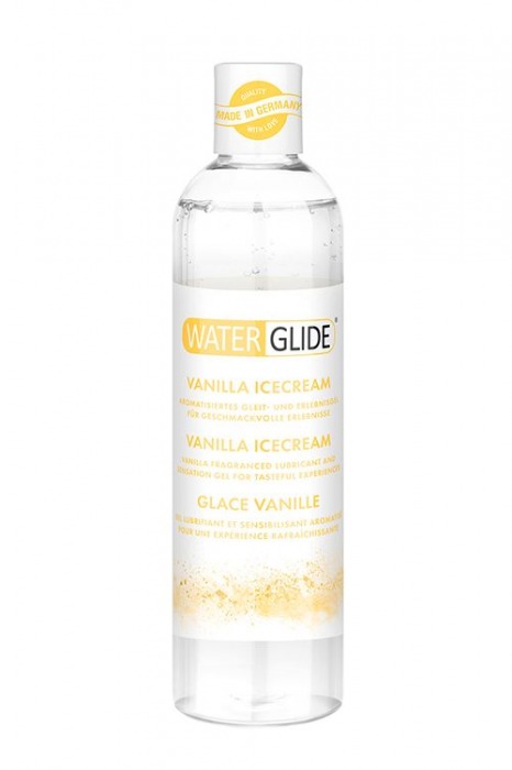 Лубрикант на водной основе с ароматом ванильного мороженого WATERGLIDE VANILLA ICECREAM - 300 мл. - Waterglide - купить с доставкой в Москве